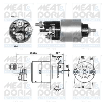 Solenoid Switch, starter